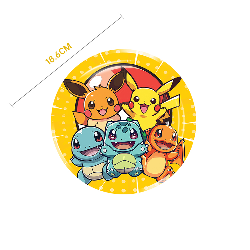 ポケモン誕生日パーティー使い捨てパーティー皿ピカチュウテーマ - Kitchen Gadgets Aliexpress のレビューと価格