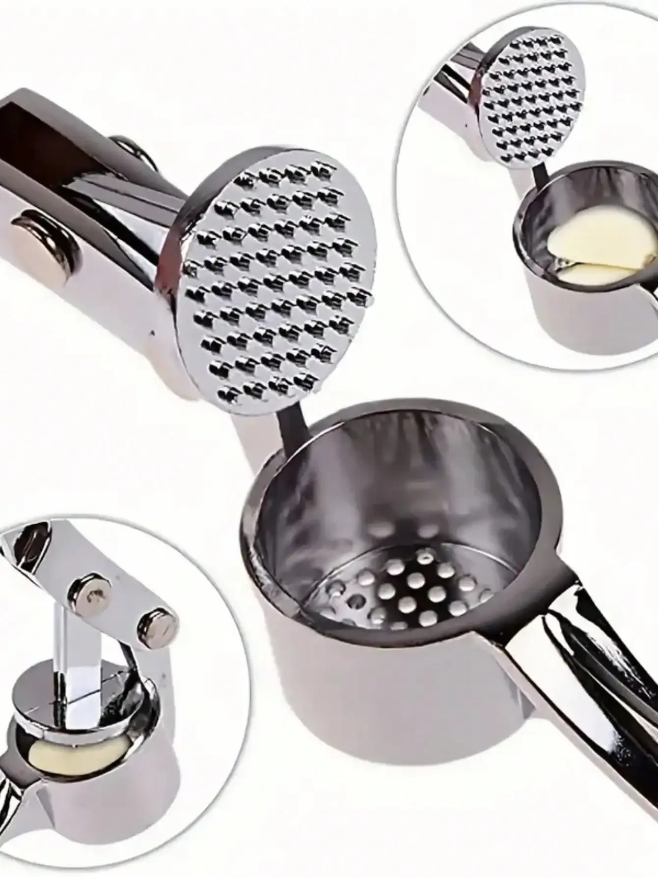 20261pc、ガーリックプレス、洗えるガーリッククラッシャ - Kitchen Gadgets Juicer のレビューと価格