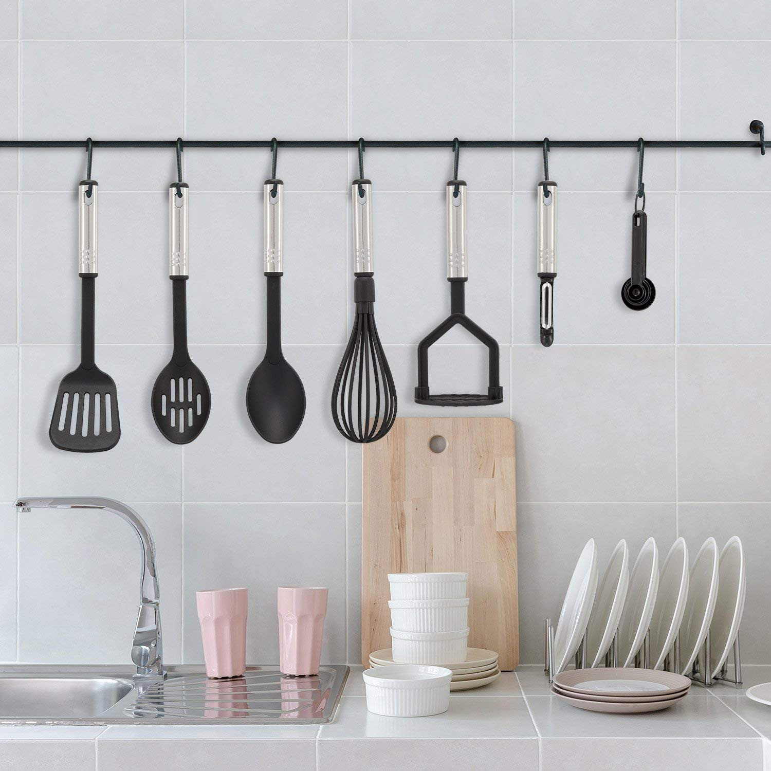 ホットセール42点セット ノンスティック耐熱ナイロンステンレ - Kitchen Gadgets Kitchen のレビューと価格