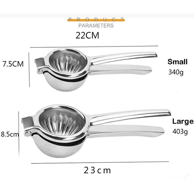 手動式ステンレス製レモン絞り器、柑橘類用ジューサー、ライム絞 - Kitchen Gadgets Juicer のレビューと価格