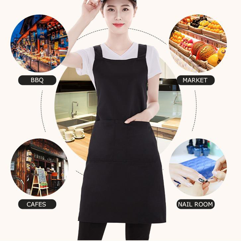 女性用カスタムロゴ付きキッチンエプロン,ワークドレス,韓国ス - Kitchen Gadgets Trending のレビューと価格