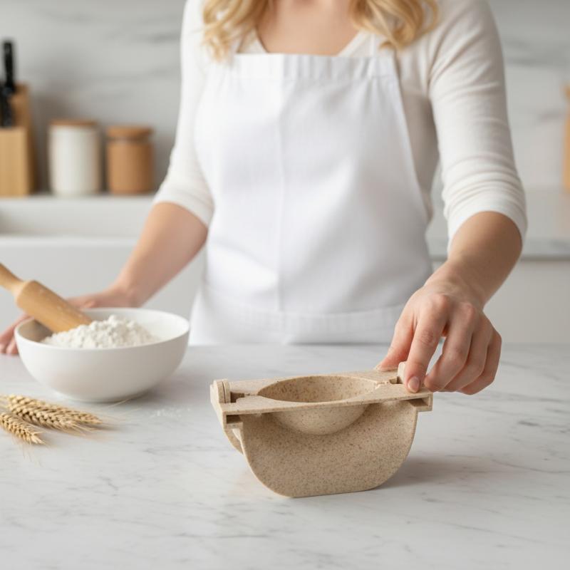 手動小麦わら餃子型キッチンアクセサリーBPAフリーホルダー自 - Kitchen Gadgets Latest のレビューと価格