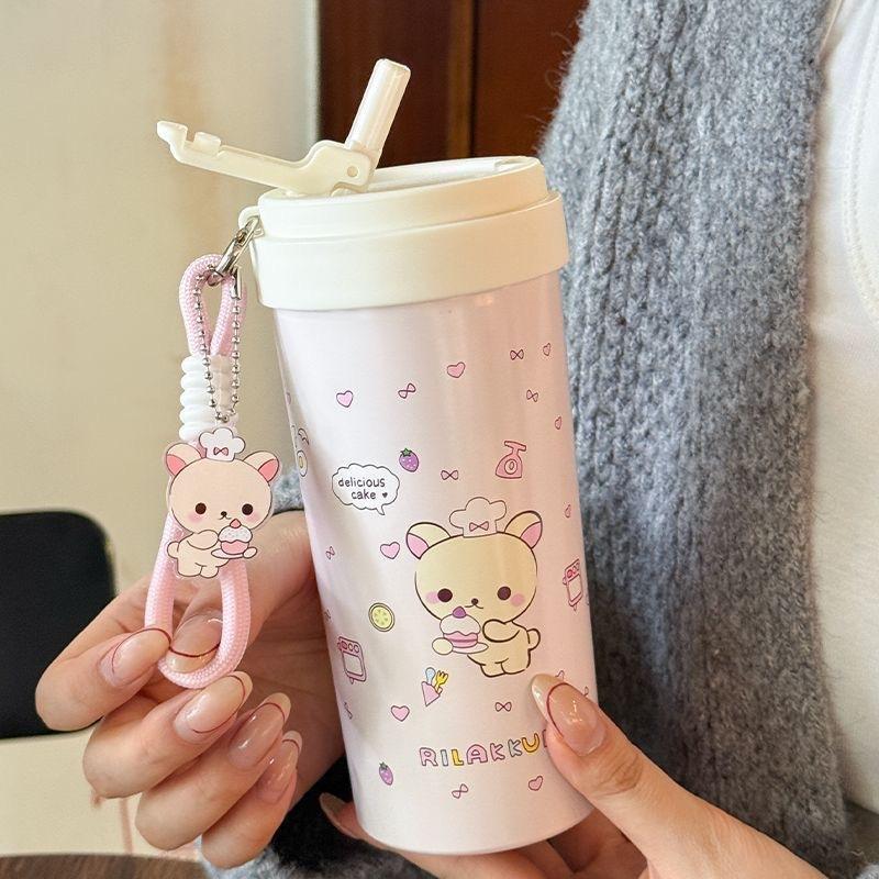 500ml ケーキ柄リトルベアプリント コリラックマ ダブル - Kitchen Gadgets Aliexpress のレビューと価格