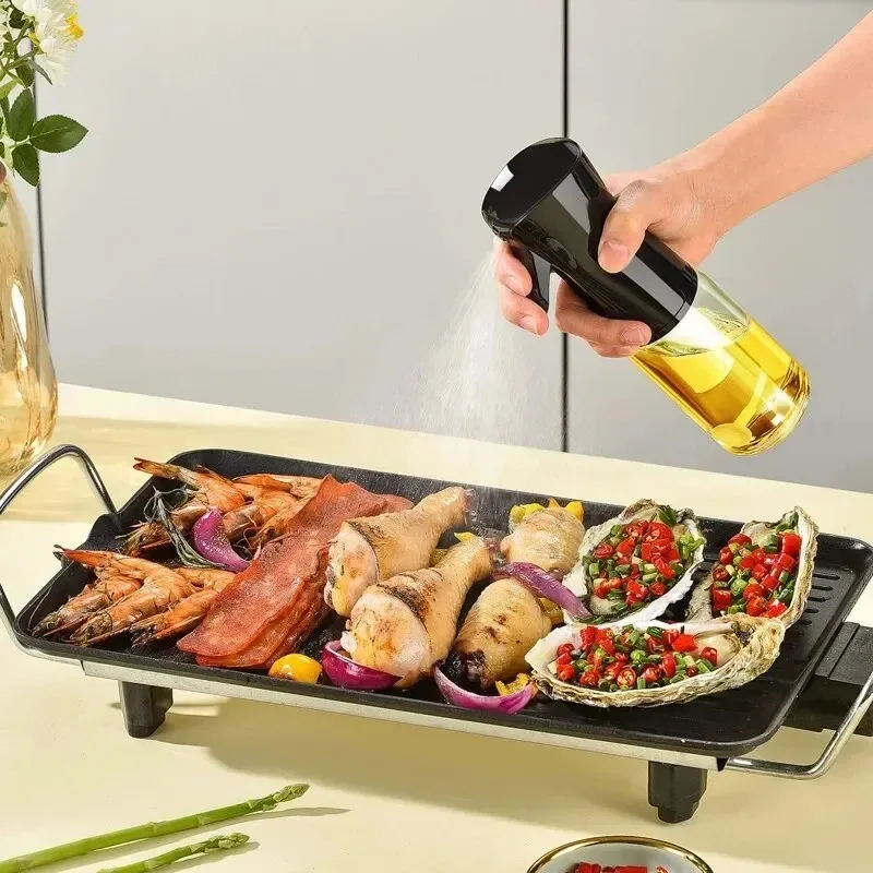 1Pc 200/300/500 ミリリットルオイルスプレーポ - Kitchen Gadgets Oil Spray のレビューと価格