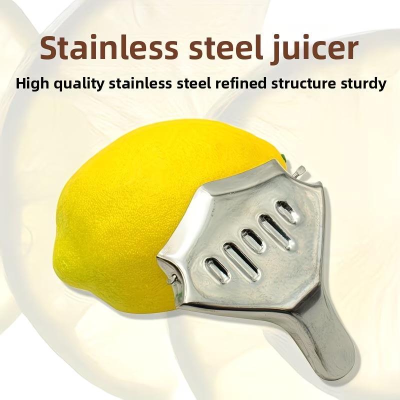 ステンレス製レモンクリップ、手動シトラスジューサー、レモンプ - Kitchen Gadgets Juicer のレビューと価格