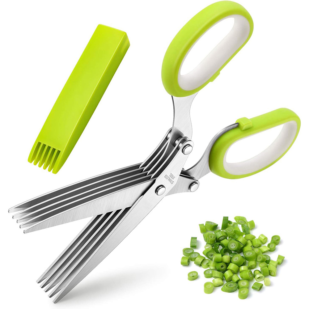 ハーブはさみ ステンレス製 5枚刃 キッチンはさみ 生鮮ハー - Herb Scissors 5 Blade のレビューと価格