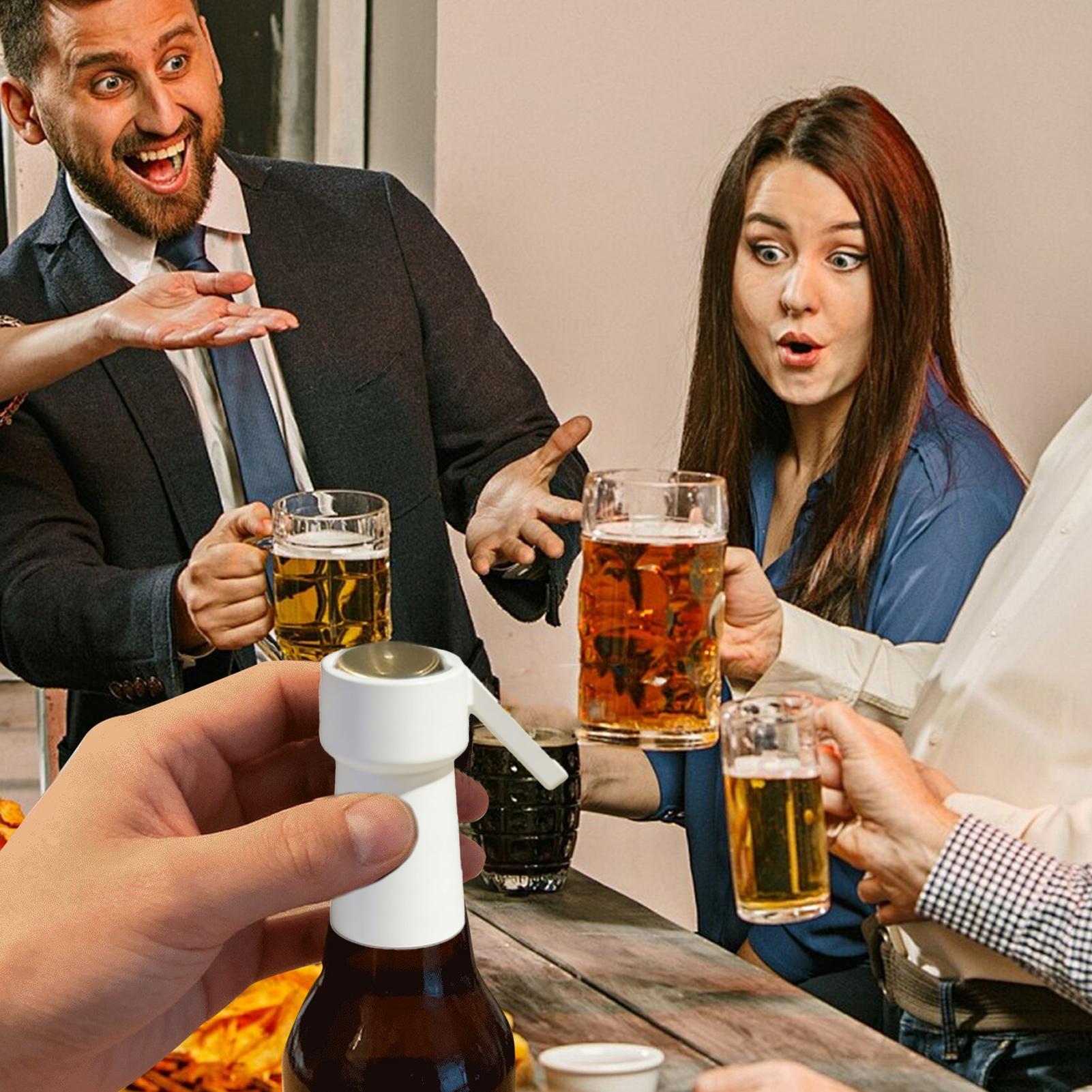 ハンドヘルドドリンクボトルオープナー省力ビール缶オープナーボ - Kitchen Gadgets Men のレビューと価格