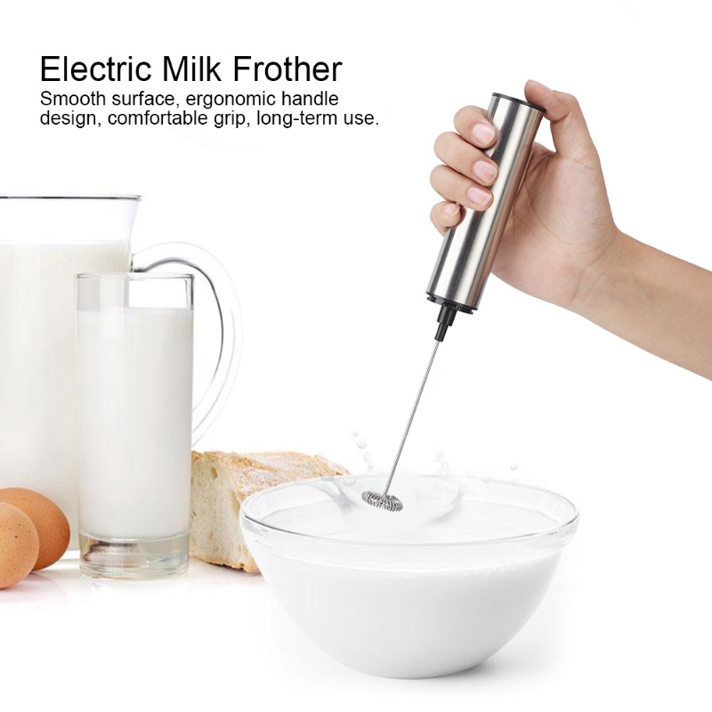 ハンドヘルド電動ミルクフォーマー 充電式 ステンレス製 ブレ - Kitchen Gadgets Mixer のレビューと価格