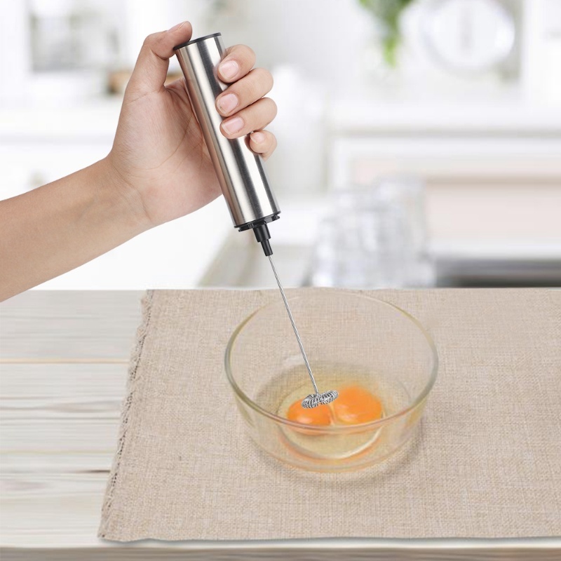 ハンドヘルド電動ミルクフォーマー 充電式 ステンレス製 ブレ - Kitchen Gadgets Mixer のレビューと価格