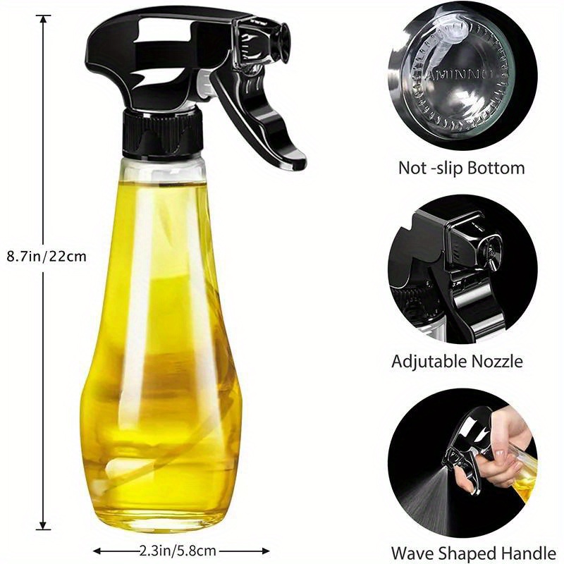 回転ノズル付きガラスオリーブオイルスプレー,エアフライヤー用 - Kitchen Gadgets Oil Spray のレビューと価格