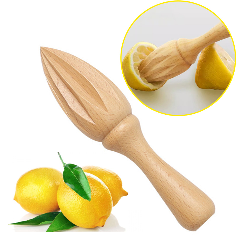 木製シトラスリーマー、ヨーロッパの広葉樹で作られた手作りレモ - Kitchen Gadgets Made In Usa のレビューと価格