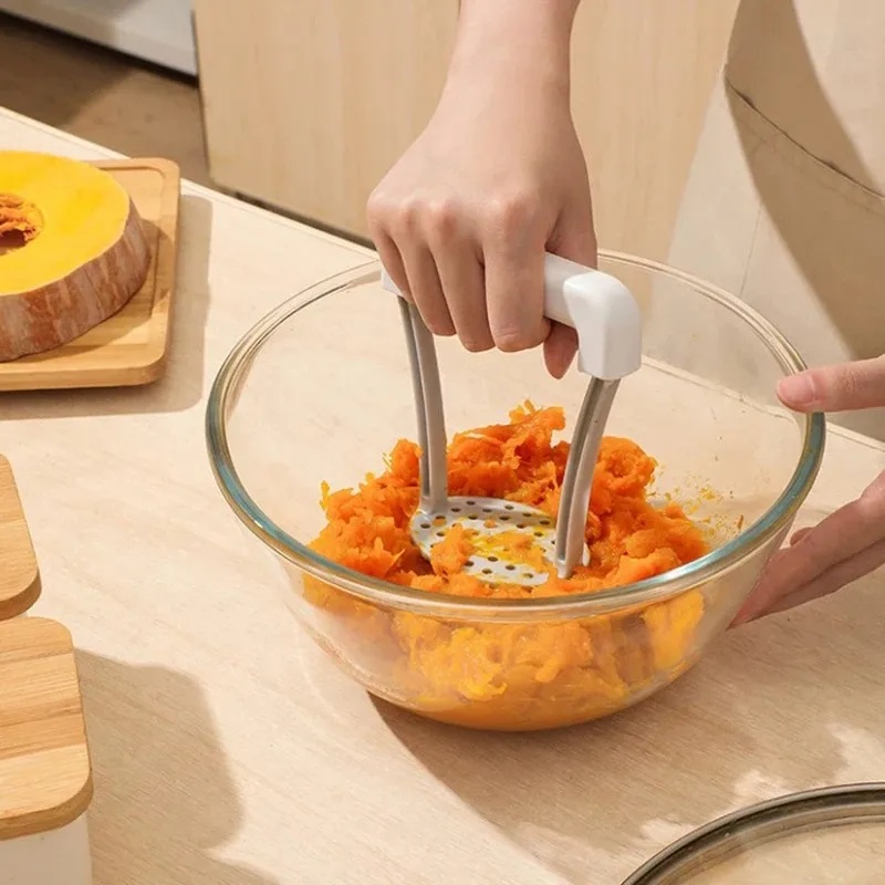 手動ポテトマッシャー耐久性のあるポテトライサーキッチン野菜マ - Kitchen Gadgets Juicer のレビューと価格