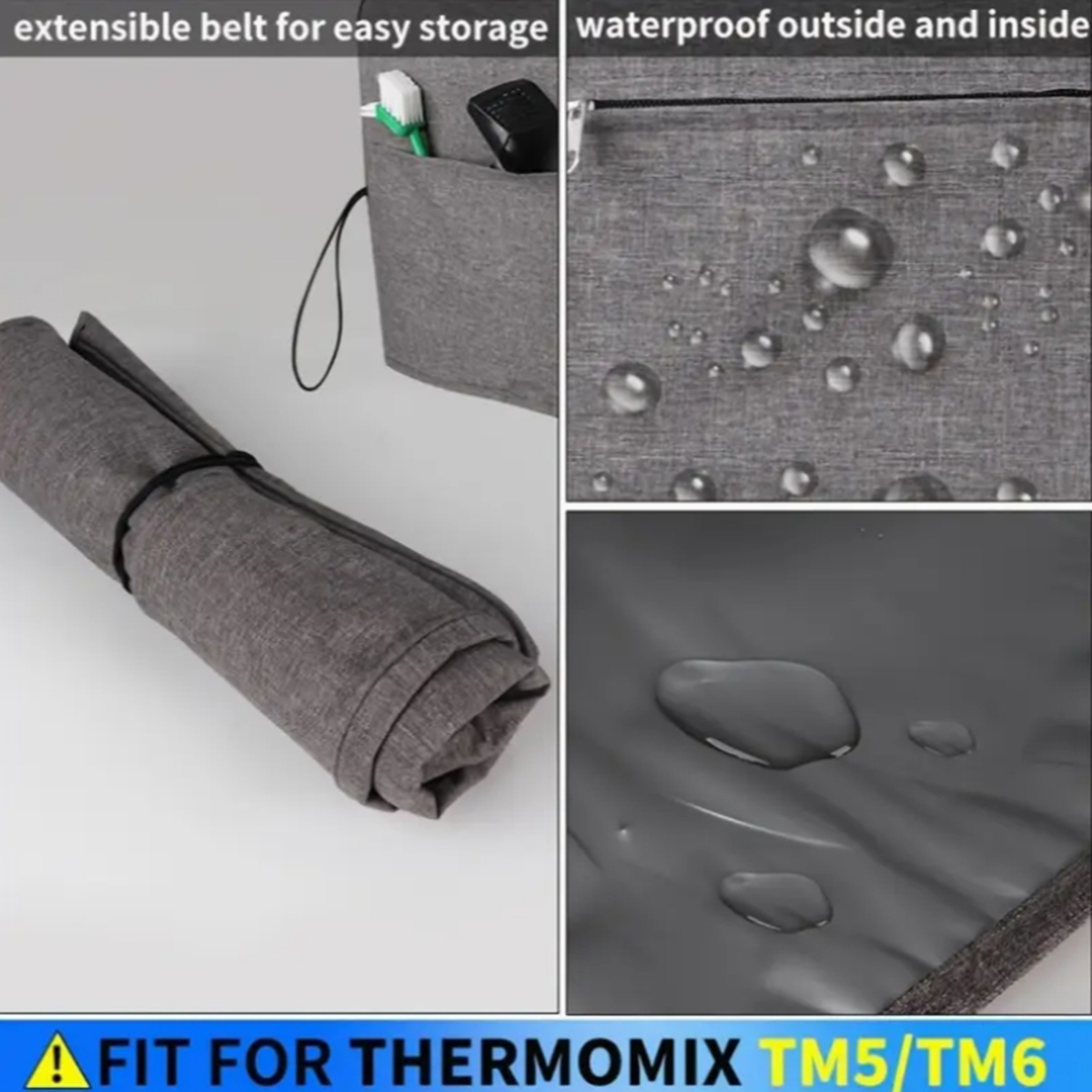 グレーオックスフォード布サーモミックス TM5/TM6 ミキ - Kitchen Gadgets Thermomix のレビューと価格