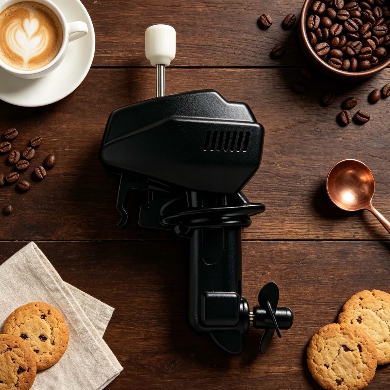 小型ボート型モーター式コーヒー攪拌機、バッテリー駆動のプロペ - Kitchen Gadgets Mixer のレビューと価格
