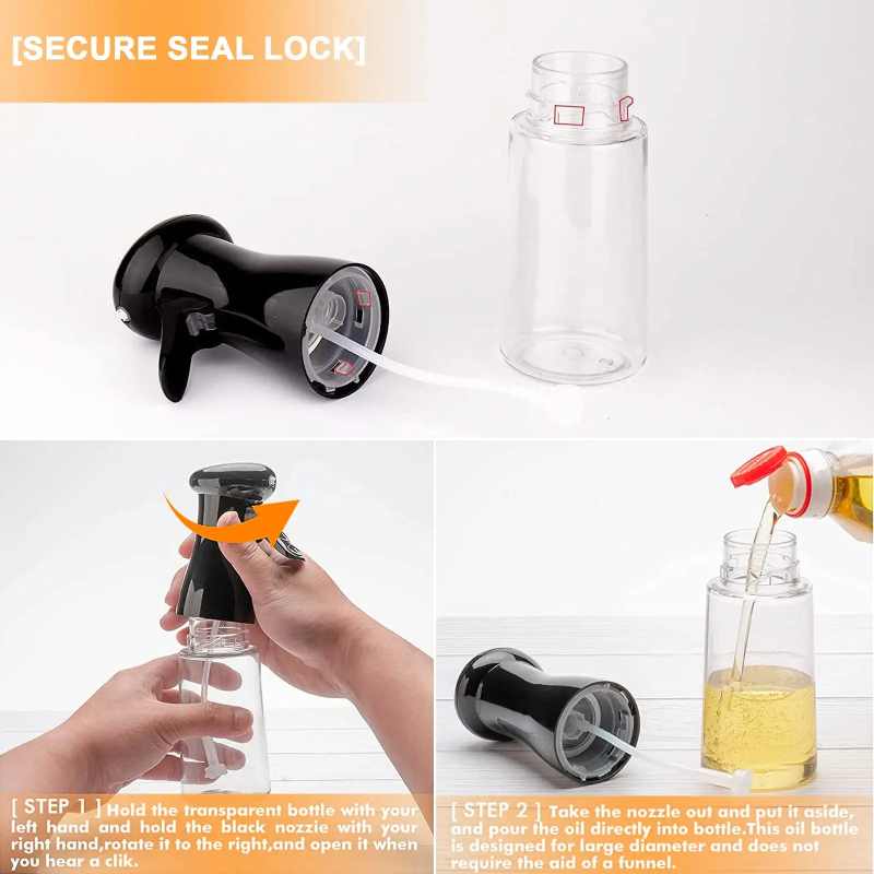 オイルスプレーボトル 調理用 キッチン オリーブオイル噴霧器 - Kitchen Gadgets Oil Spray のレビューと価格
