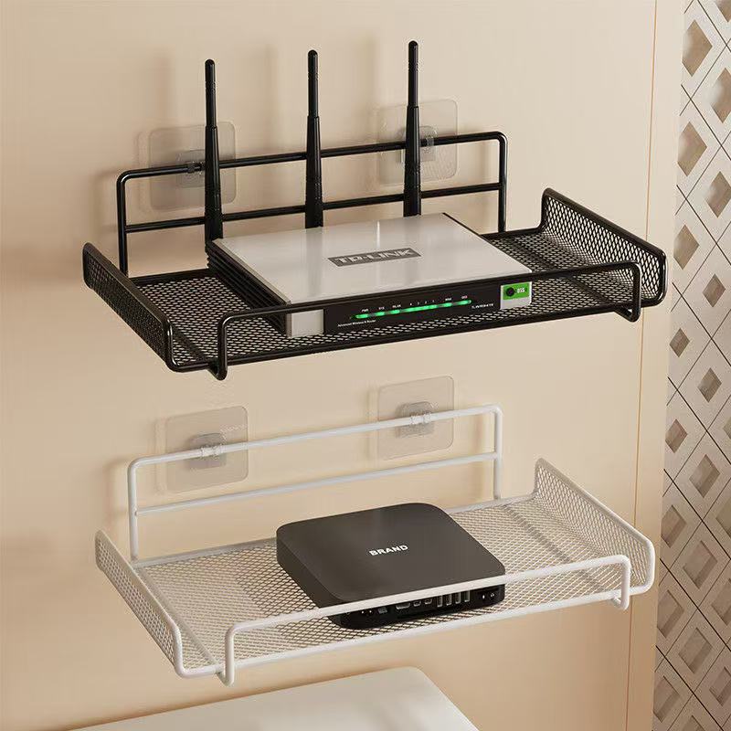 ステンレス製ルーターシェルフ 穴あけ不要 WiFi 壁掛けル - Kitchen Gadgets Website のレビューと価格