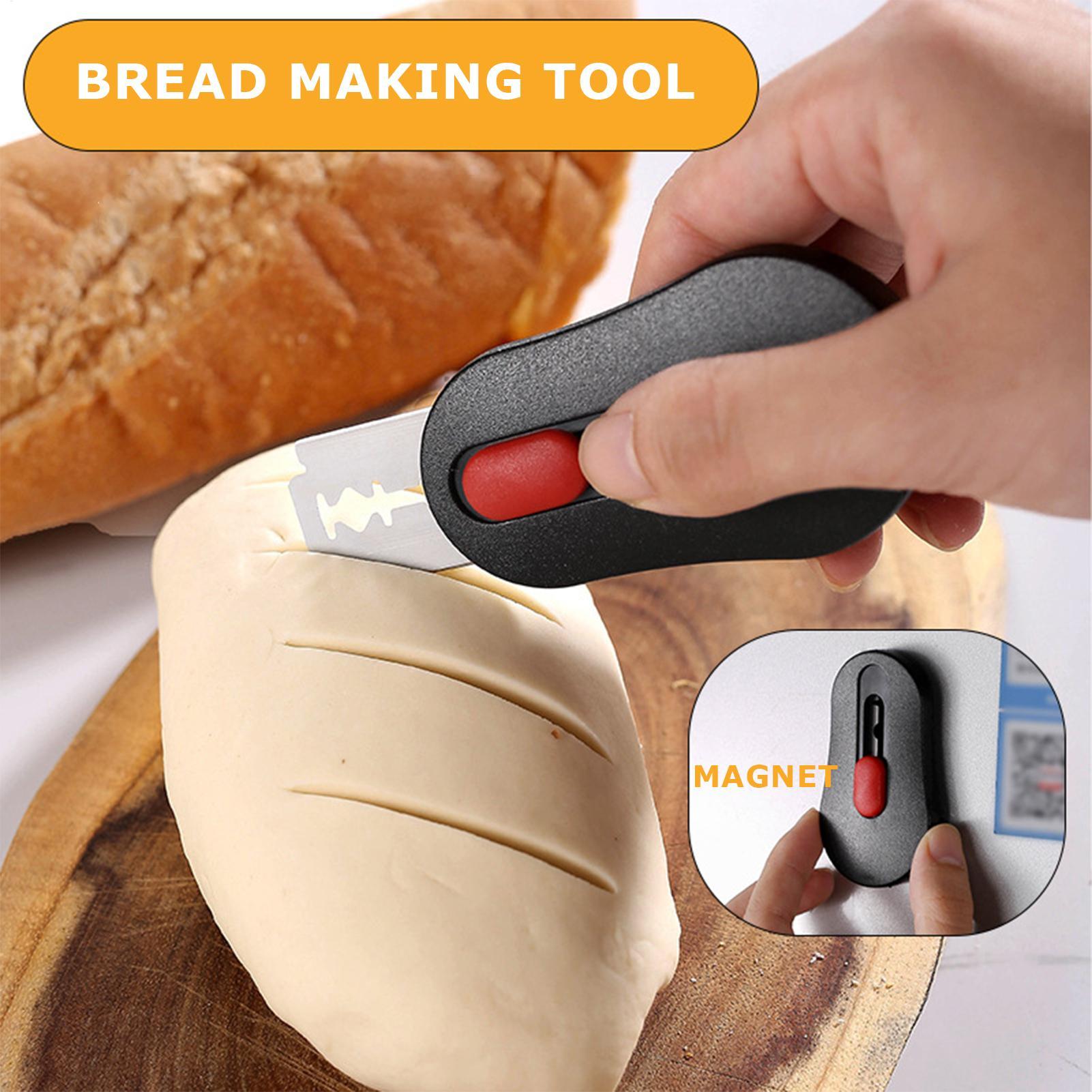 パン用スコアリングツール、サワードウ生地カッター、5枚刃付き - Kitchen Gadgets Men のレビューと価格