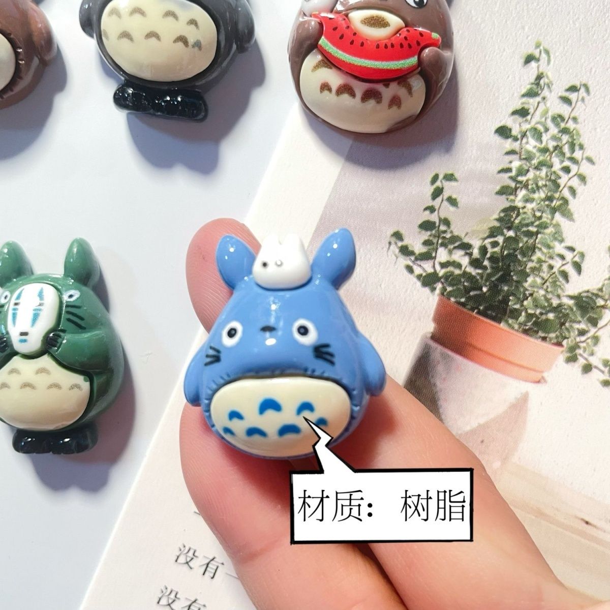 トトロアニメ樹脂製冷蔵庫マグネットかわいい漫画フィギュア磁気 - Kitchen Gadgets Website のレビューと価格