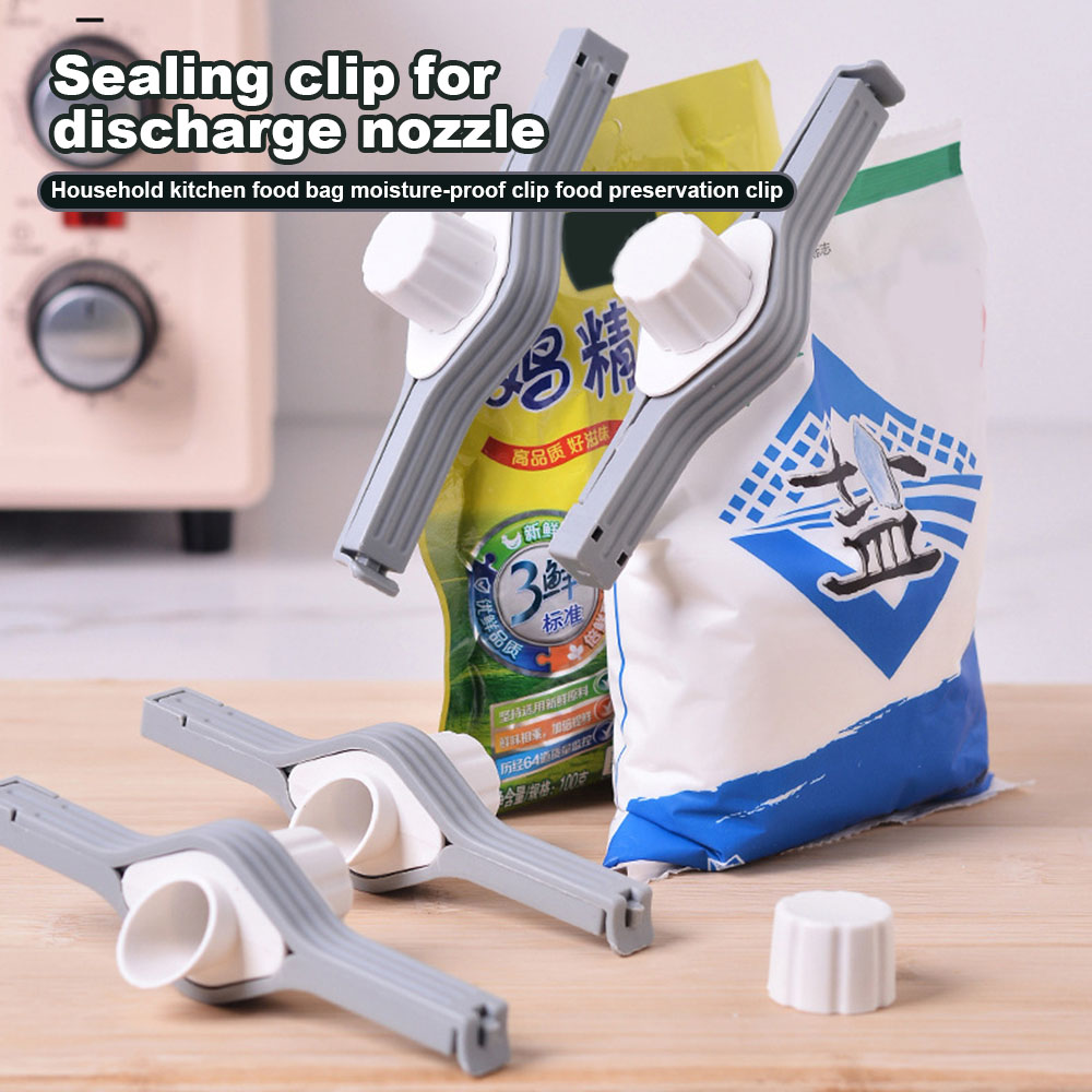 食品袋シールクリップ注ぎ口ポータブル軽量シールクリップキッチ - Kitchen Gadgets Latest のレビューと価格